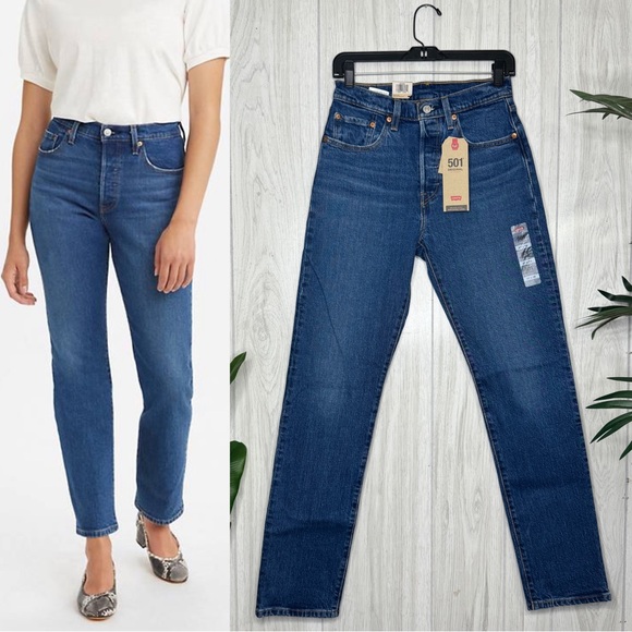Levi's Denim - NWT Levi’s 501 Original Fit High Rise Straight Leg Jeans size 27x32 NEW